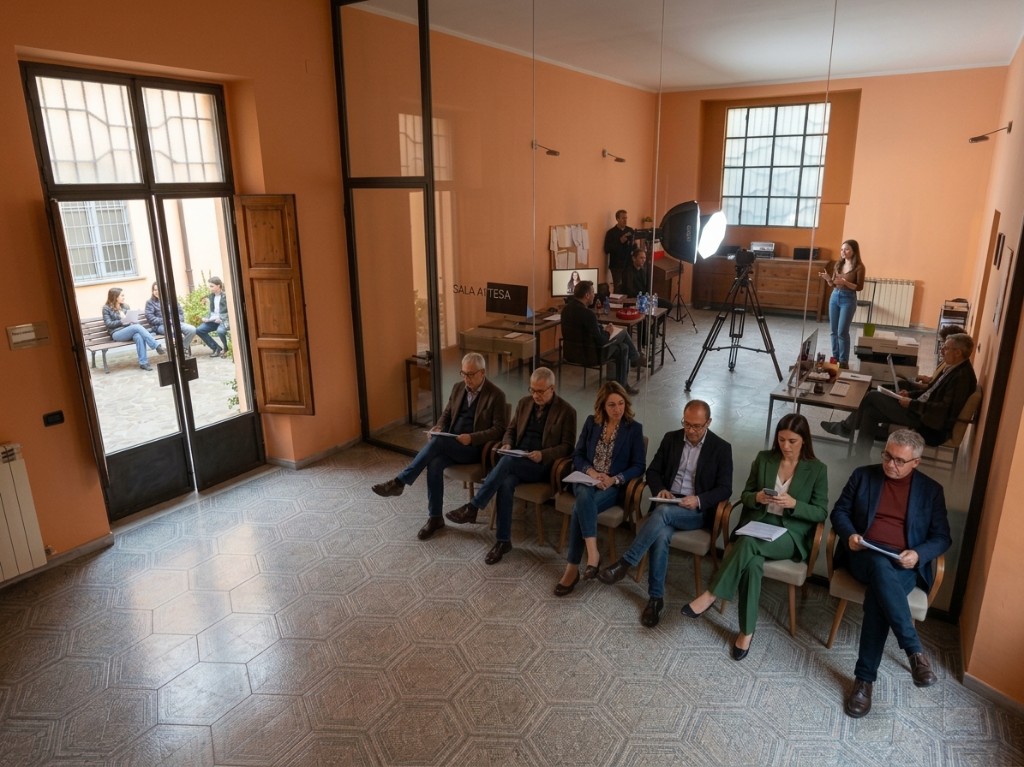 Sala d'attesa del casting